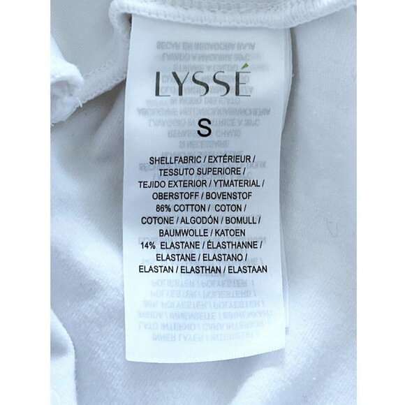 Lysse Woman's Sz s Dela Tie Crop Legging in White - Picture 6 of 10